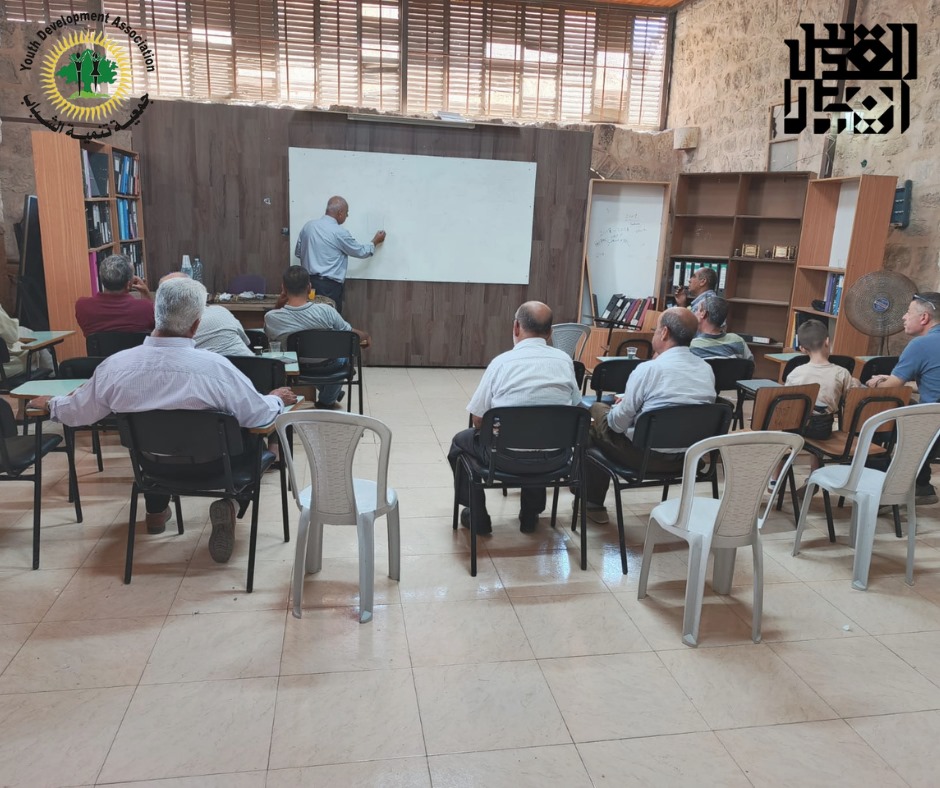 جمعية تنمية الشباب وضمن سلسلةالتدريبات التخصصية تنهي اليوم من تنفيذ دورة تدريبية “ حول الممارسات السليمة في الزراعة والعناية بها “ في محافظة نابلس