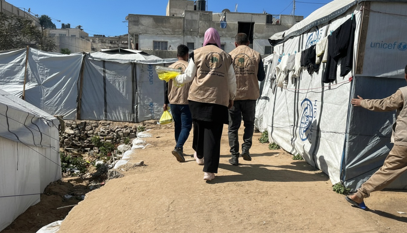 استجابةً للظروف الإنسانية الراهنة: جمعية تنمية الشباب تواصل برامجها لدعم المتضررين في غزة